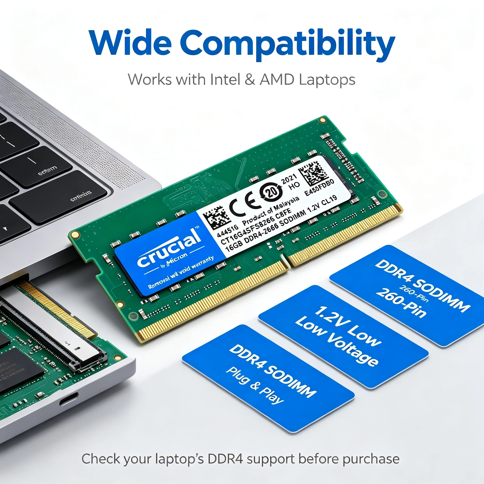 Crucial DDR4 Laptop RAM SODIMM - Sodimm Ddr4 review and price