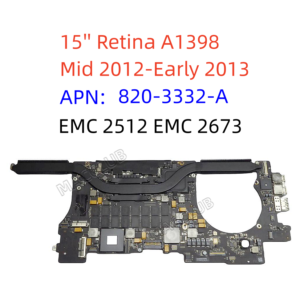 A1398 Laptop Motherboard For M - Ddr3 8Gb review and price
