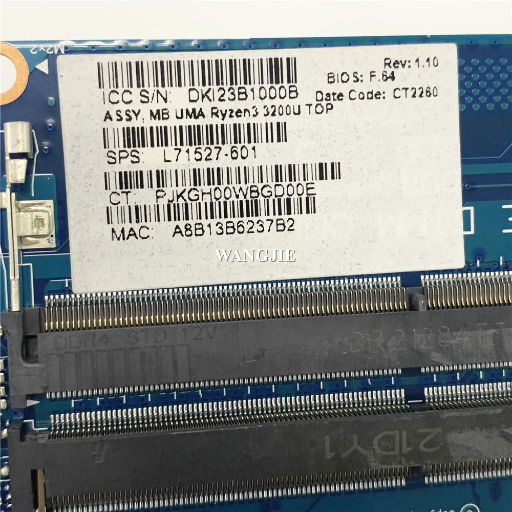 For HP 14-DK Laptop Motherboar - Ddr4 3200 16Gb review and price