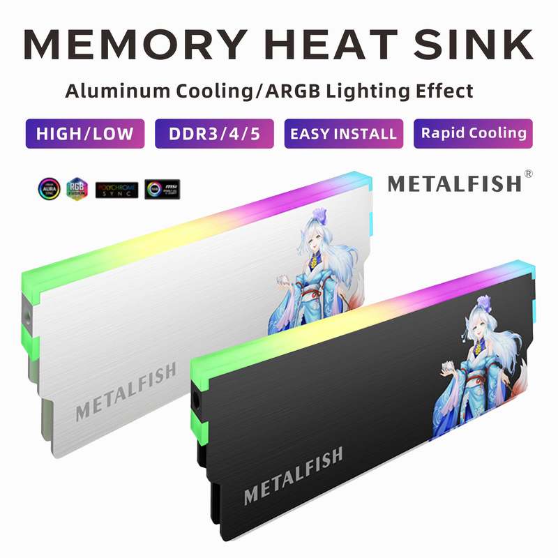 METALFISH DRAM Heatsink 5V-3PI - Ddr4 8Gb review and price